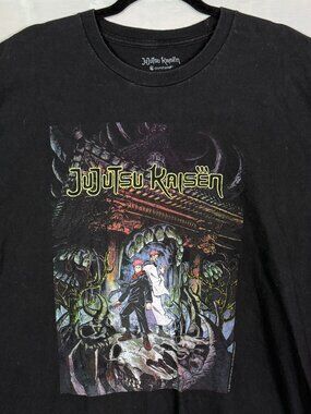 Crunchyroll Anime Jujutsu Kaisen Black T-Shirt 2XL
